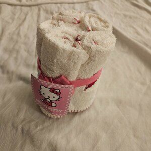 Sanrio Hello Kitty 6 Pack of New Washcloths Paris Poodle NWT